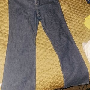 J. Jill Women's Flare Jeans in Dark Blue